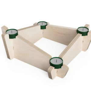 Mumluk Tea Light (Dörtgen)