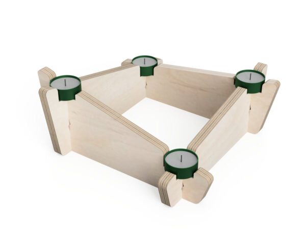 Mumluk Tea Light (Dörtgen)
