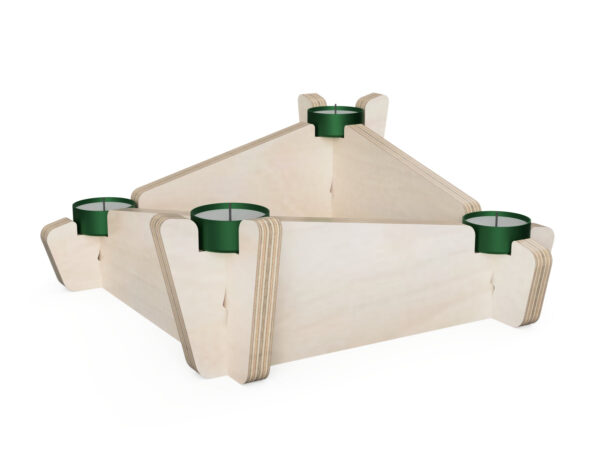 Mumluk Tea Light (Dörtgen) - Görsel 4