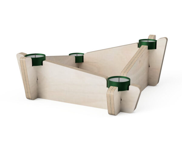 Mumluk Tea Light (Dörtgen) - Görsel 5